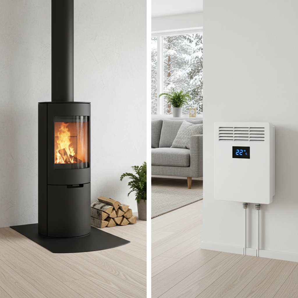 Schwedenofen vs. Gastherme
